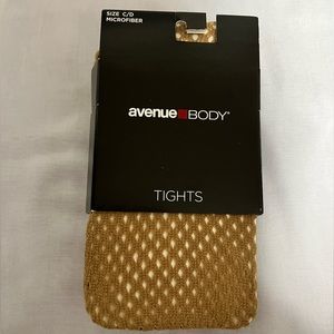 AVENUE BODY NWT FISHNET TIGHTS FOR FULL FIGURE SHAPES